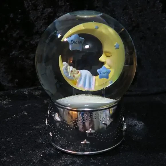 SPINS Lenox Reed Barton Sweet Dream Musical Globe Love Nursery Twinkle Twinkle - Picture 2 of 13